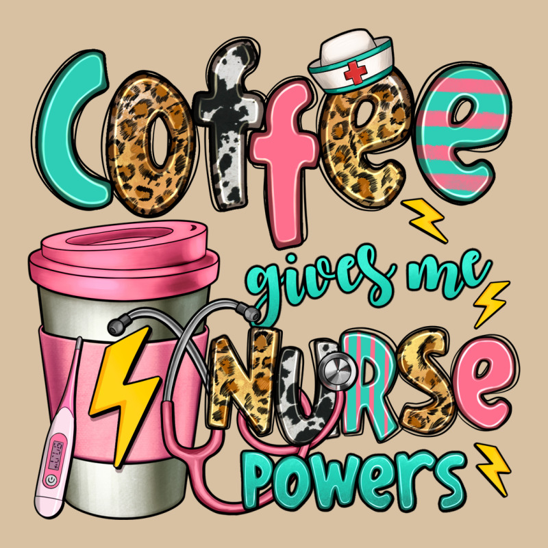 Coffee Gives Me Nurse Powers Heavyweight Hoodie by Jasminsmagicworld | Teevron