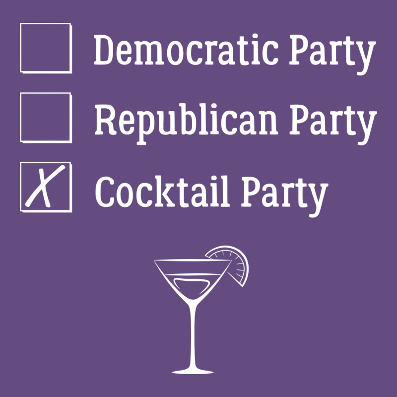 Democratic Republican Cocktail Party Funny Vintage Hoodie by artisFamous | Teevron