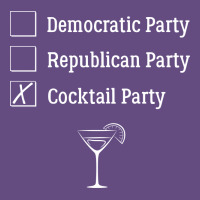 Democratic Republican Cocktail Party Funny Vintage Hoodie | Teevron