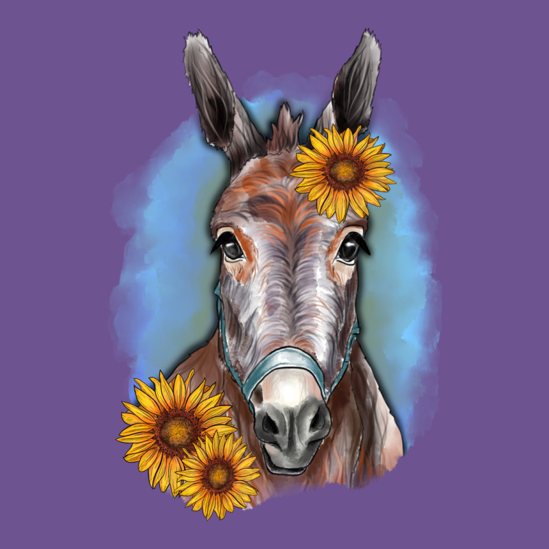 Sunflower Donkey Vintage Tee by RanaPortraitStore | Teevron