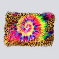 Leopard, Tie Die Backgraund Zipper Hoodie | Teevron