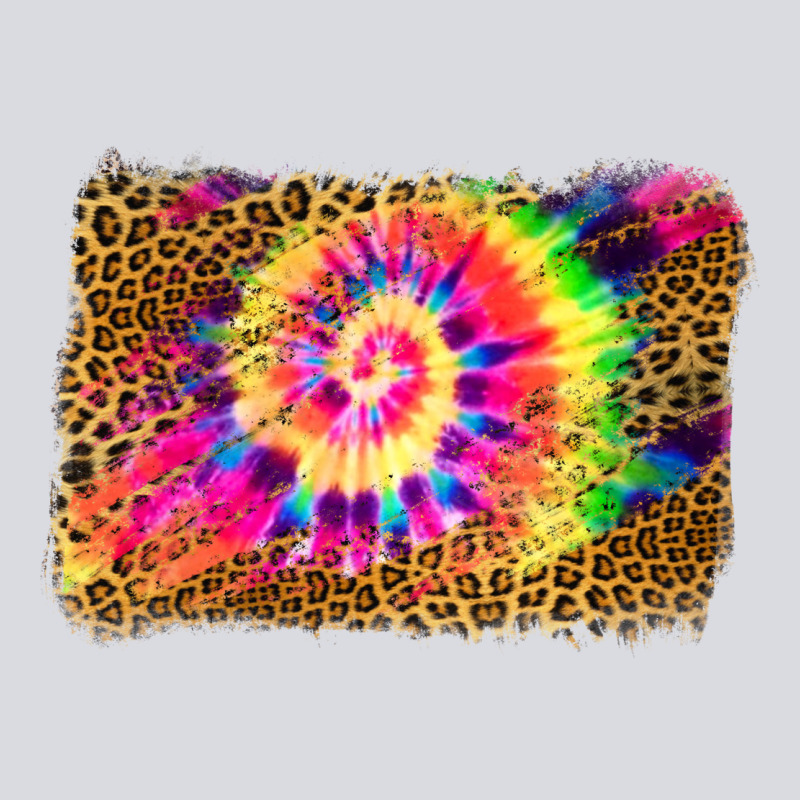 Leopard, Tie Die Backgraund Zipper Hoodie by JahusDesignShop | Teevron