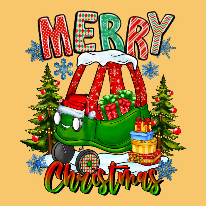 Merry Christmas Car Vintage Hoodie by CowhideDigitalArt | Teevron