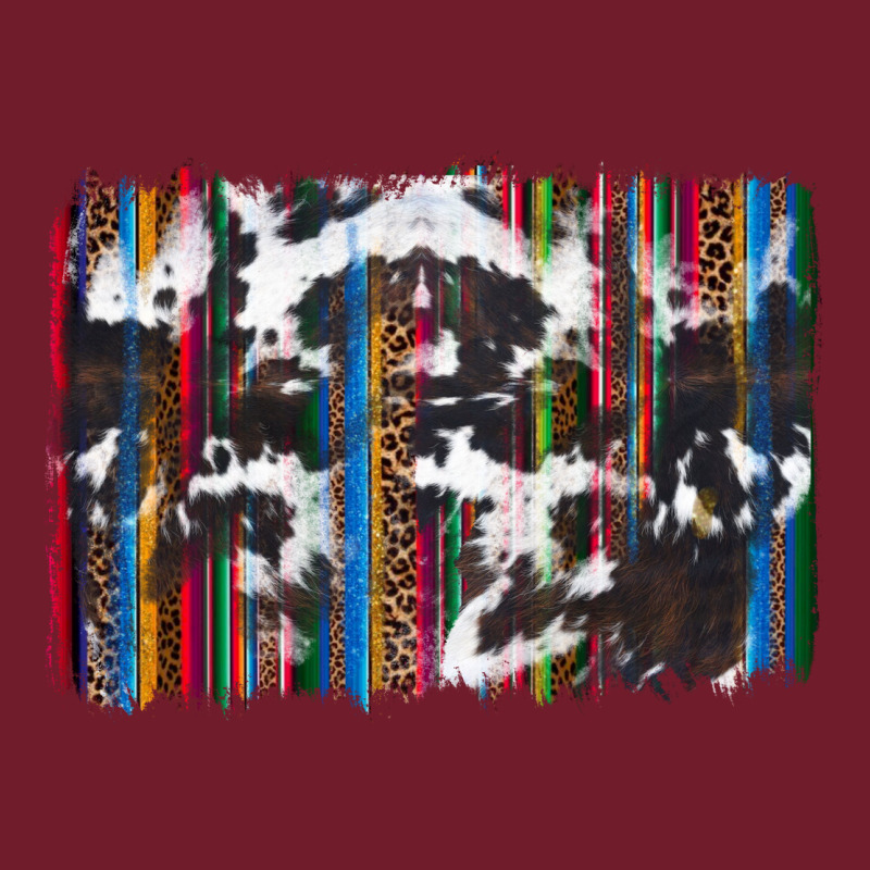 Cowhide, Leopard Serape Backgraund Zipper Hoodie by JahusDesignShop | Teevron