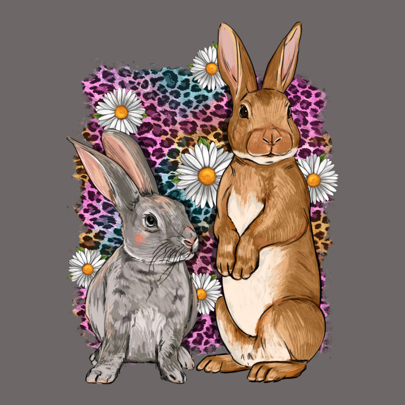 Bunnys Easter With Leopard Background Classic Tee by OliviaCreatesArt | Teevron