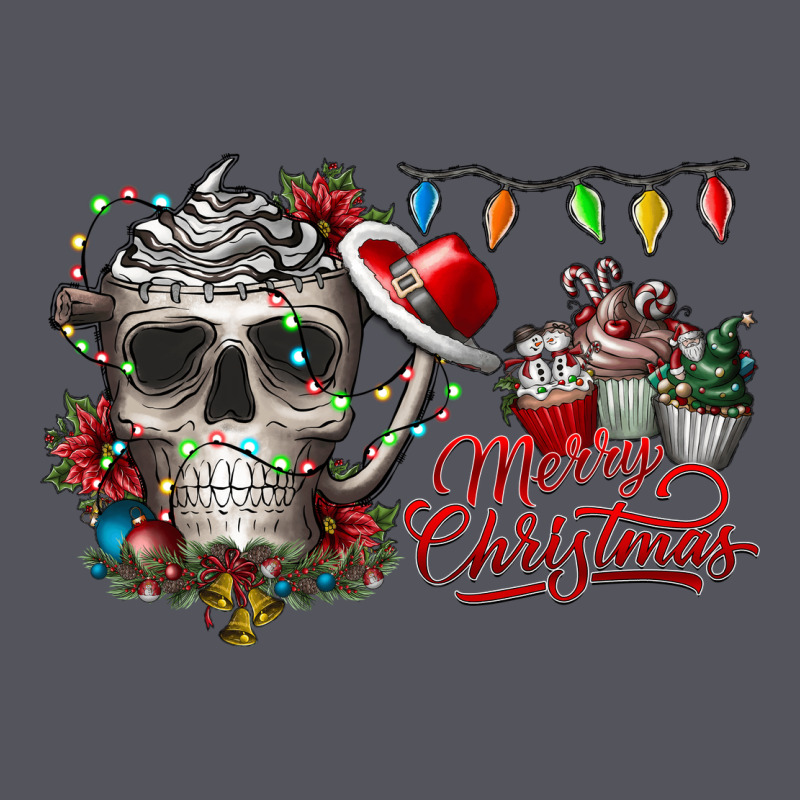 Merry Christmas  Skull Vintage Hoodie by CowhideDigitalArt | Teevron