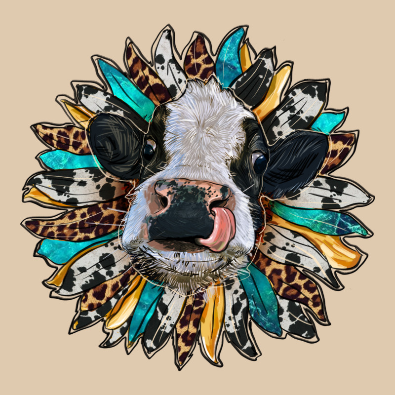Baby Cow With Sunflower Heavyweight Sweatshirt by RanaPortraitStore | Teevron