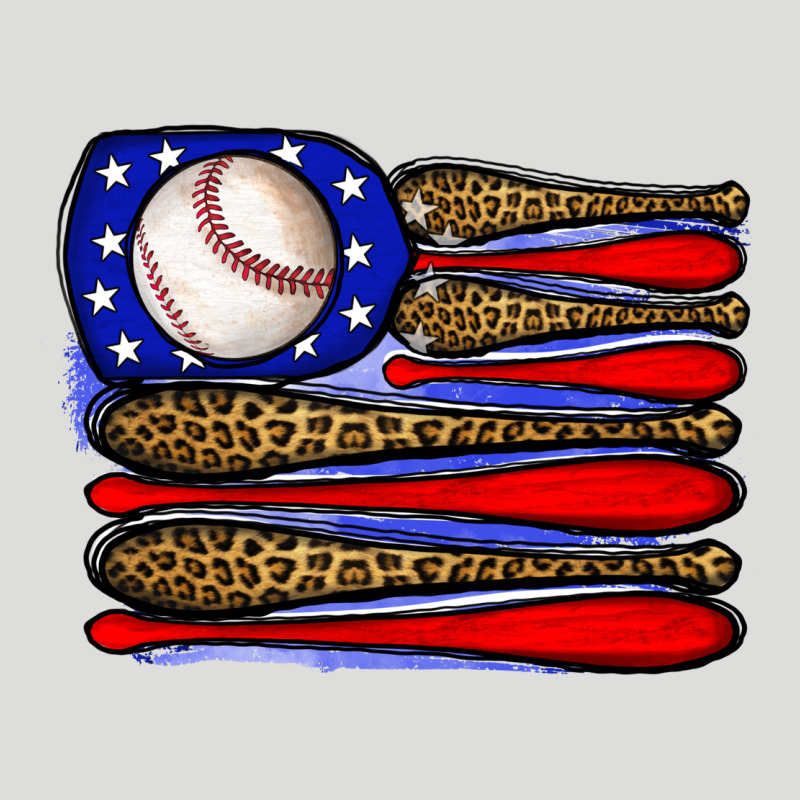 Leopard Baseball Flag3 Zipper Hoodie by JahusDesignShop | Teevron