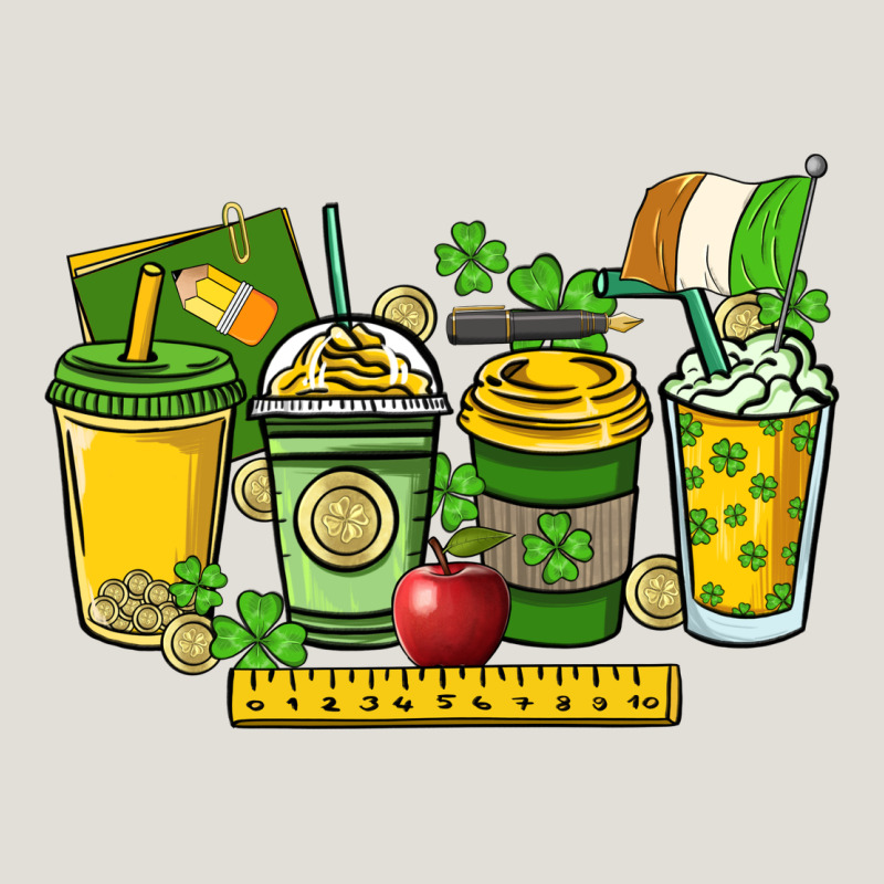 St. Patrick's Day Teacher Coffee Cups Heavy Core Tee by HowdyJamesFarm | Teevron
