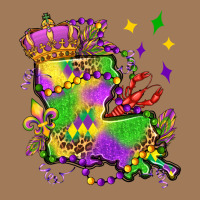 Louisiana Map Mardi Gras Olivia Classic Tee | Teevron