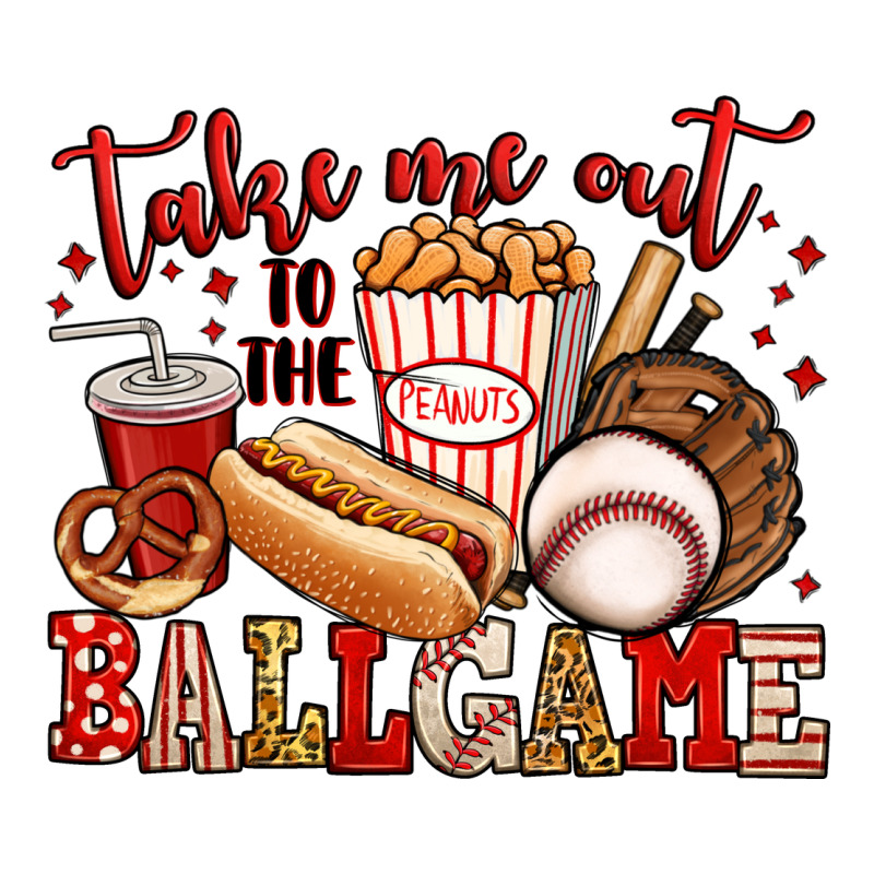Take Me Out To The Ball Game Baseball Premium Sweatshirt by Jasminsmagicworld | Teevron
