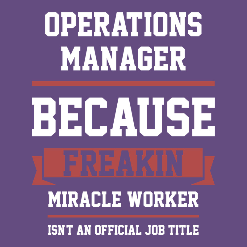 Operations Manager - Cool Gift Job Vintage Hoodie by artisFamous | Teevron