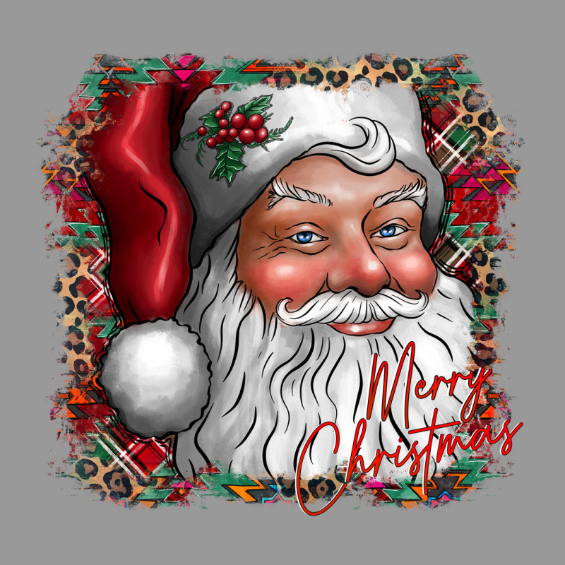 Merry Christmas Santa Vintage Hoodie by CowhideDigitalArt | Teevron