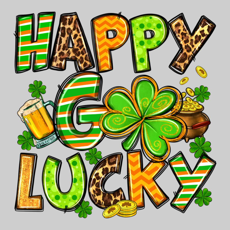 St. Patrick's Happy Go Lucky Premium Tee by OliviaCreatesArt | Teevron