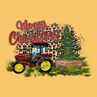 Merry Christmas Tractor Tree Vintage Hoodie | Teevron