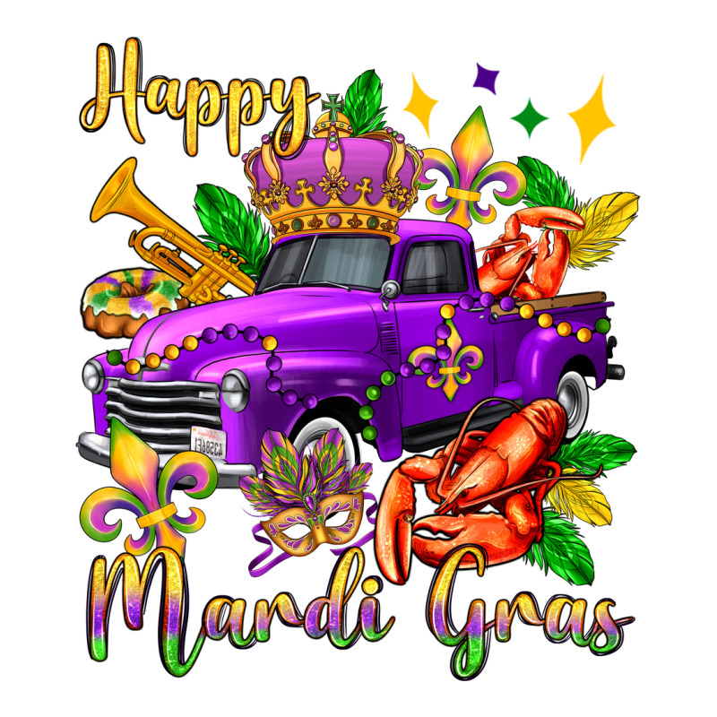 Happy Mardi Gras Truck Olivia Classic Tee by OliviaCreatesArt | Teevron