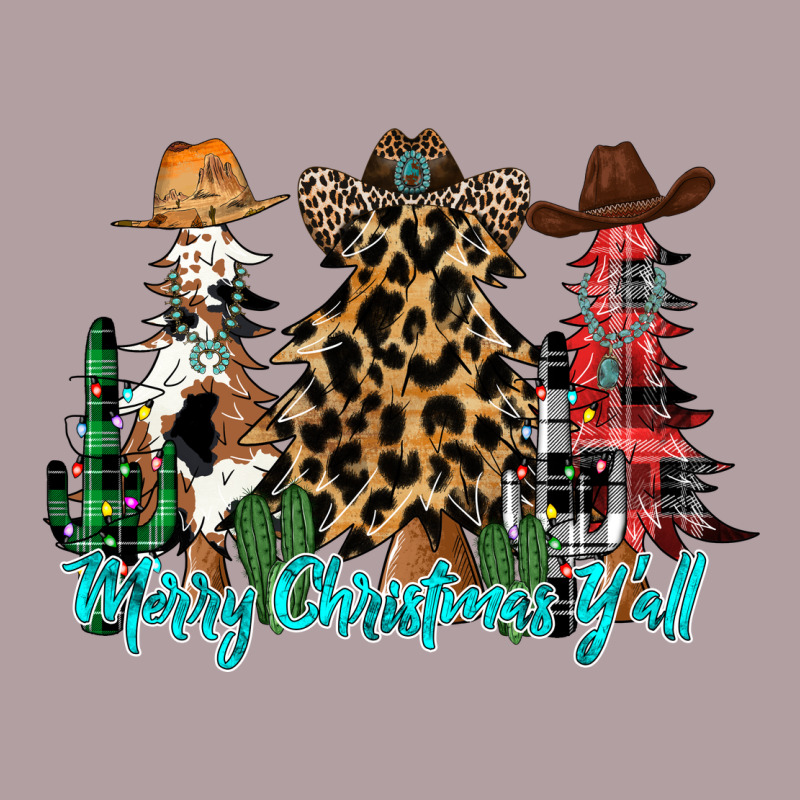 Merry Christmas Y'all Christmas Trees Vintage Hoodie by CowhideDigitalArt | Teevron