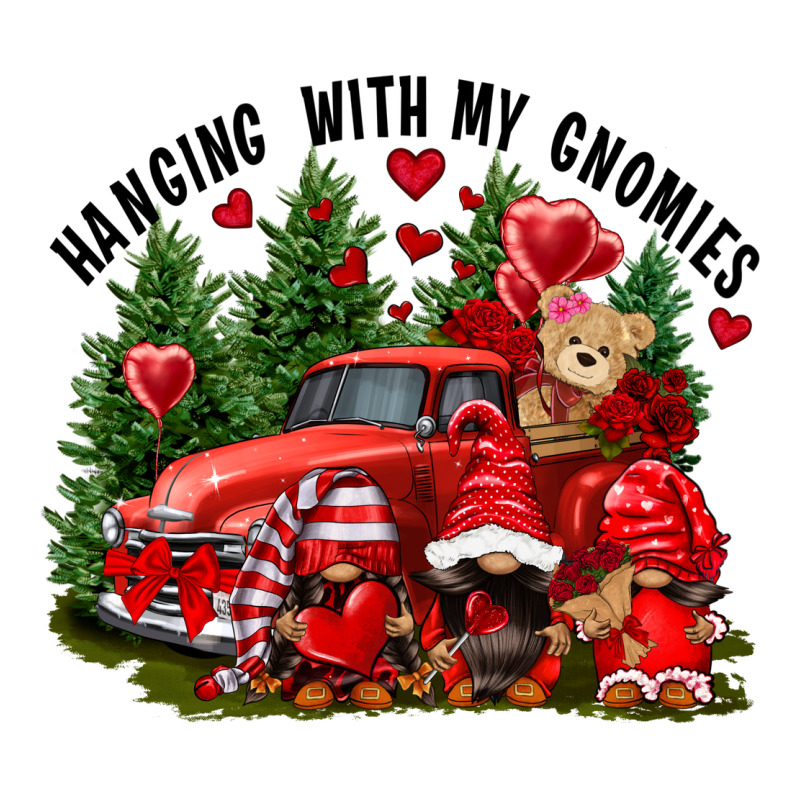 Valentine's Day Hanging With My Gnomies Premium Tee by FaDigitalArtStudio | Teevron