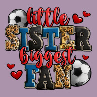 Little Sister Biggest Fan Soccer Heavyweight Hoodie | Teevron
