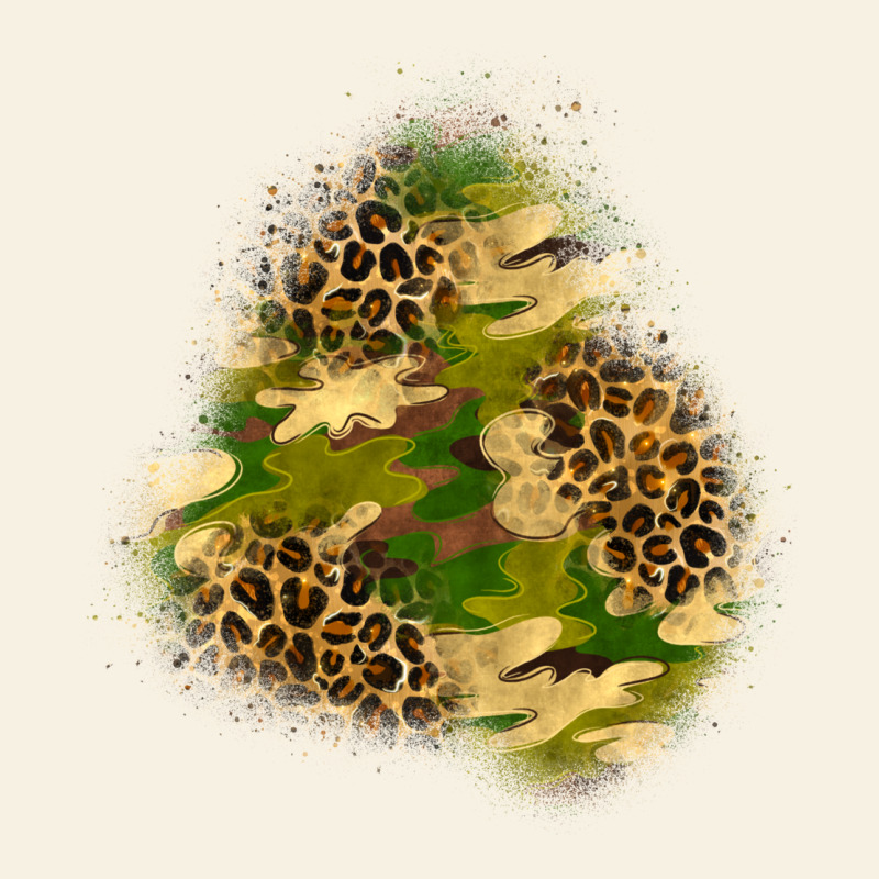 Camouflage And Leopard Patch  3 Vintage Tee by BundleAndBundleShop | Teevron
