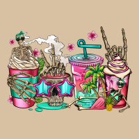 Skeleton Summer Coffee Cups Heavyweight Hoodie | Teevron