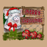 Merry Christmas Pig Vintage Hoodie | Teevron