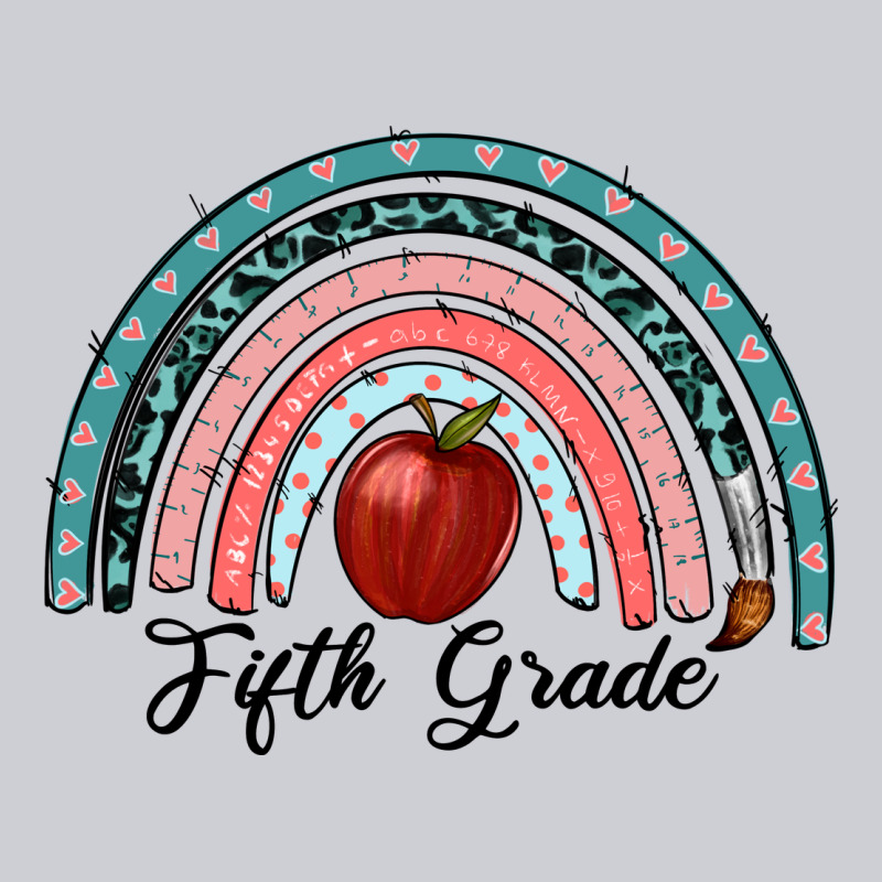 Fifth Grade Rainbow Heavyweight Sweatshirt by RanaPortraitStore | Teevron