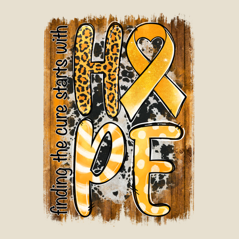 Finding The Cure Starts With Hope Childhood Cancer Awareness  With Bac Urban Hoodie by Jasminsmagicworld | Teevron
