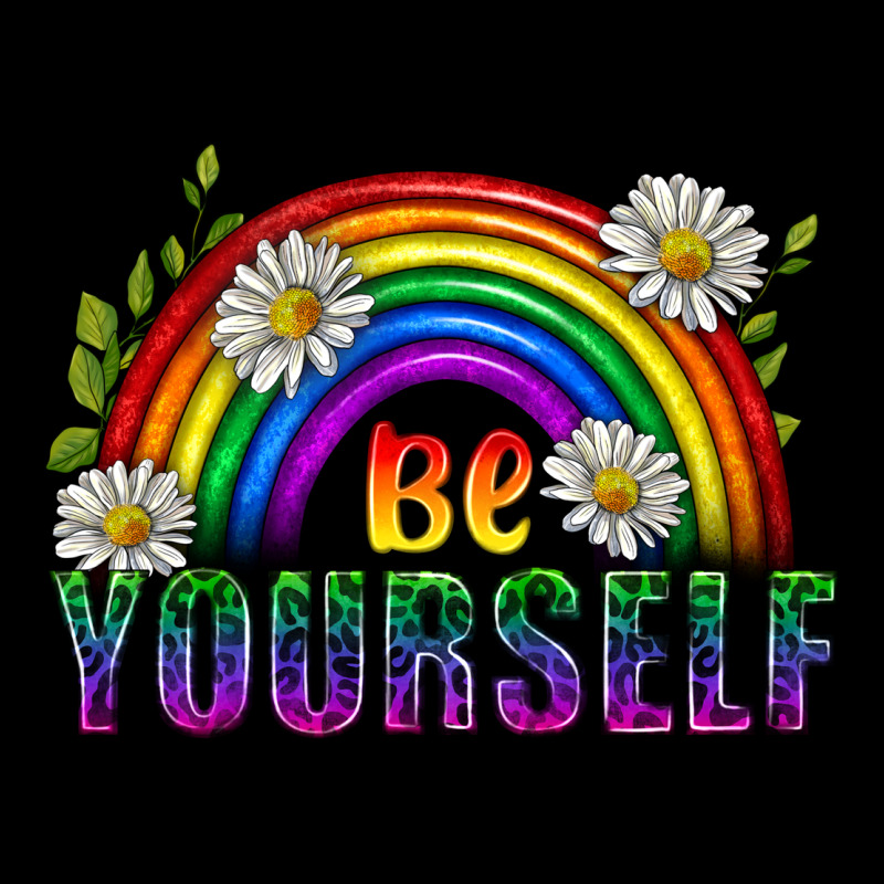 Be Yourself Pride Lgbtq Ladies Tee by BundleAndBundleShop | Teevron