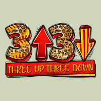 Three Up Three Down Softball Heavyweight Hoodie | Teevron