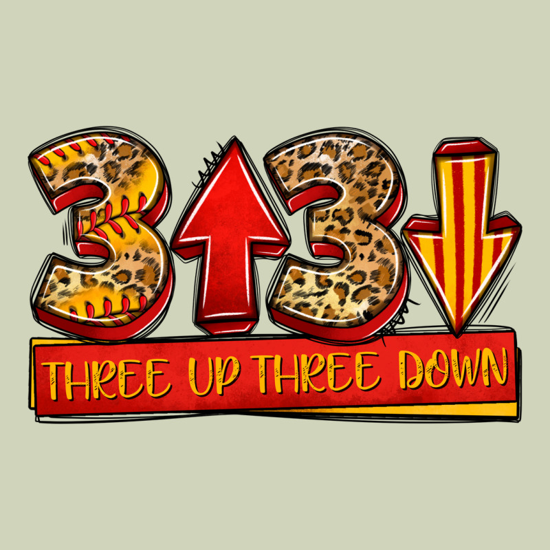 Three Up Three Down Softball Heavyweight Hoodie by Jasminsmagicworld | Teevron