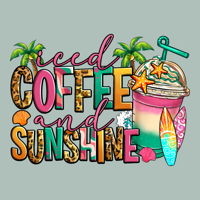 Iced Coffee And Sunshine Summer Heavyweight Hoodie by Jasminsmagicworld | Teevron