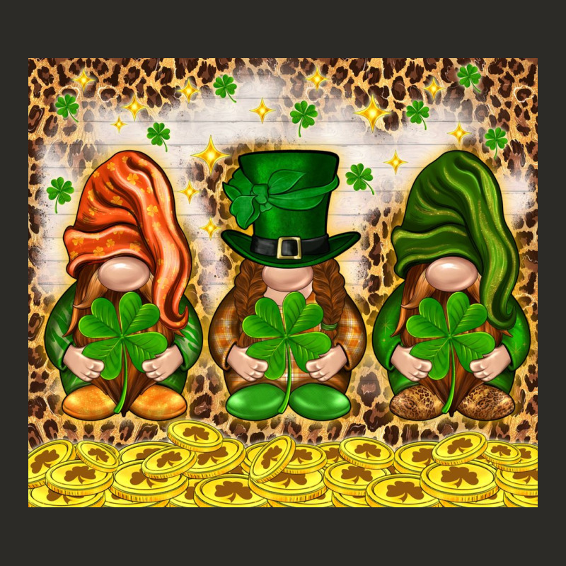 St. Patrick's Day Gnomies With Leopard Tumbler Heavy Core Tee by HowdyJamesFarm | Teevron