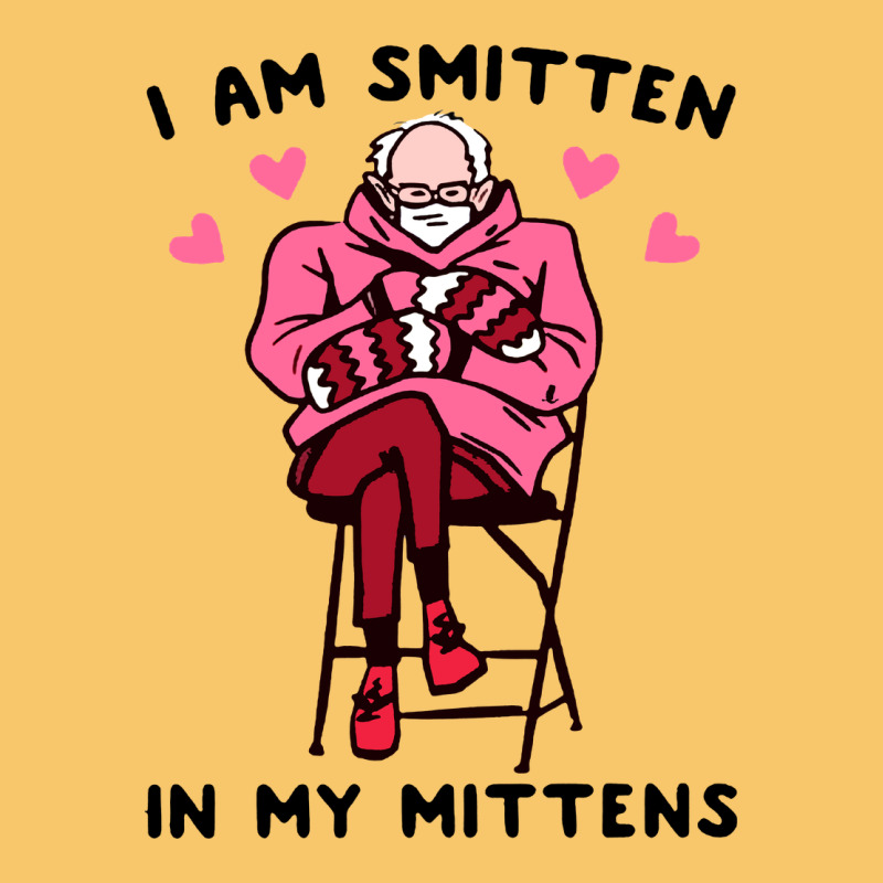 Funny I Am Smitten In My Mittens Bernie Vintage Hoodie by artisFamous | Teevron