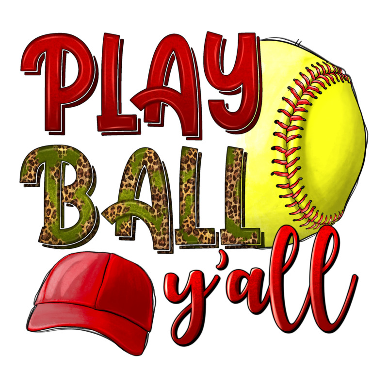 Play Ball Y'all Softball Ladies Tee by BundleAndBundleShop | Teevron