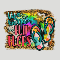 Life Is Better In Flip Flops Zipper Hoodie | Teevron
