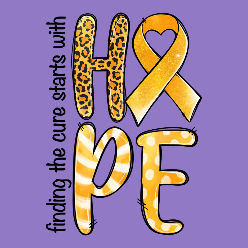 Finding The Cure Starts With Hope Childhood Cancer Awareness Urban Hoodie by Jasminsmagicworld | Teevron