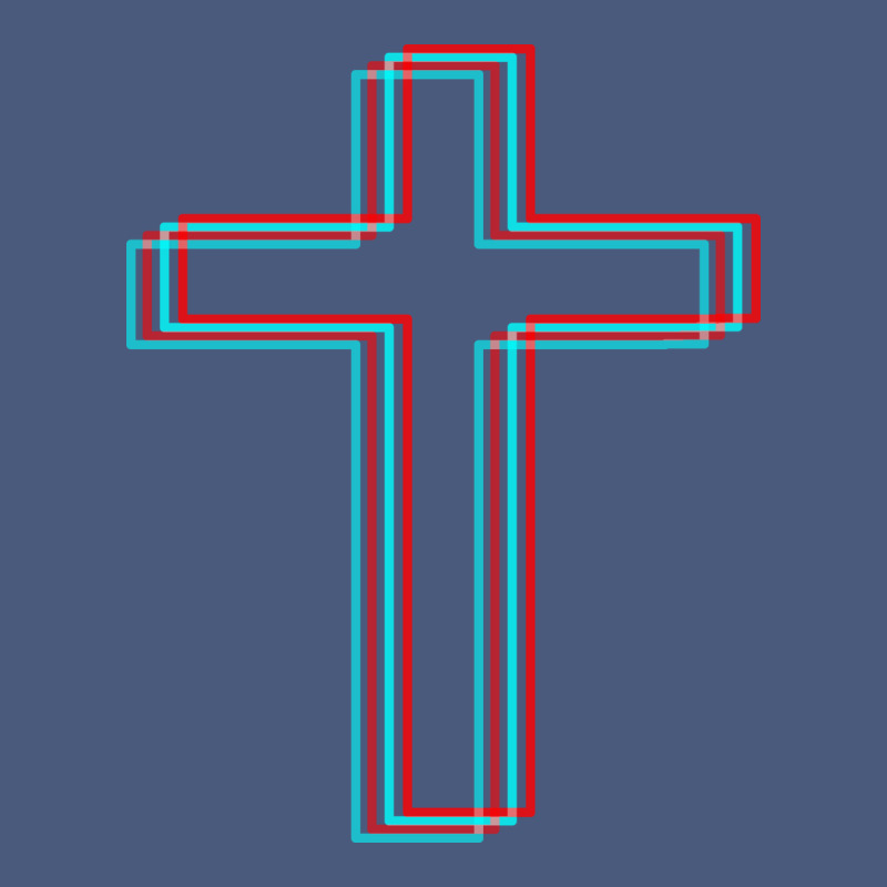 A Neon Christian Cross Vintage Hoodie by artisFamous | Teevron