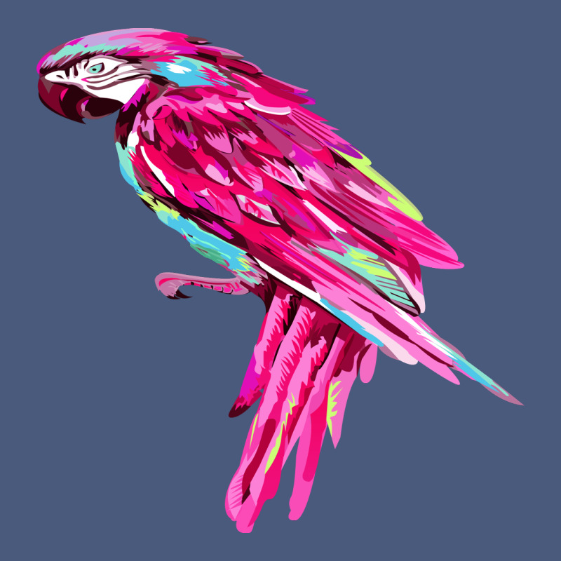 Pink Parrot T-shirts Vintage Hoodie by artisFamous | Teevron