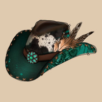 Cowhide Flowers Cowboy Hat Classic Tee | Teevron