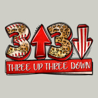 Three Up Three Down Baseball Heavyweight Hoodie | Teevron