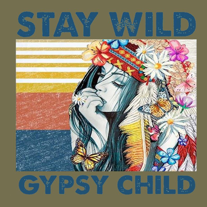 Stay Wild Gypsy Child Letter Rainbow Vintage Hoodie by artisFamous | Teevron