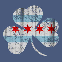 Irish Chicago Flag Shamrock Vintage Hoodie | Teevron