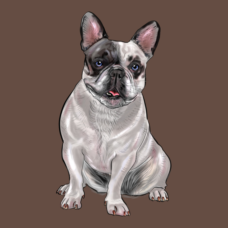 White Black French Bulldog Long Sleeve Tee by LillyAllenDesigns | Teevron