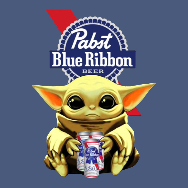 Baby Yoda Hugs Pabst Blue Ribbon Beer Vintage Hoodie by artisFamous | Teevron