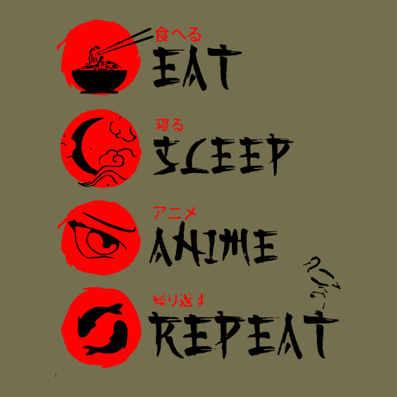 Eat Sleep Anime Repeat Japanese Vintage Hoodie by artisFamous | Teevron