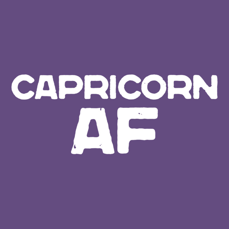 Capricorn Af Zodiac Sign Vintage Hoodie by artisFamous | Teevron