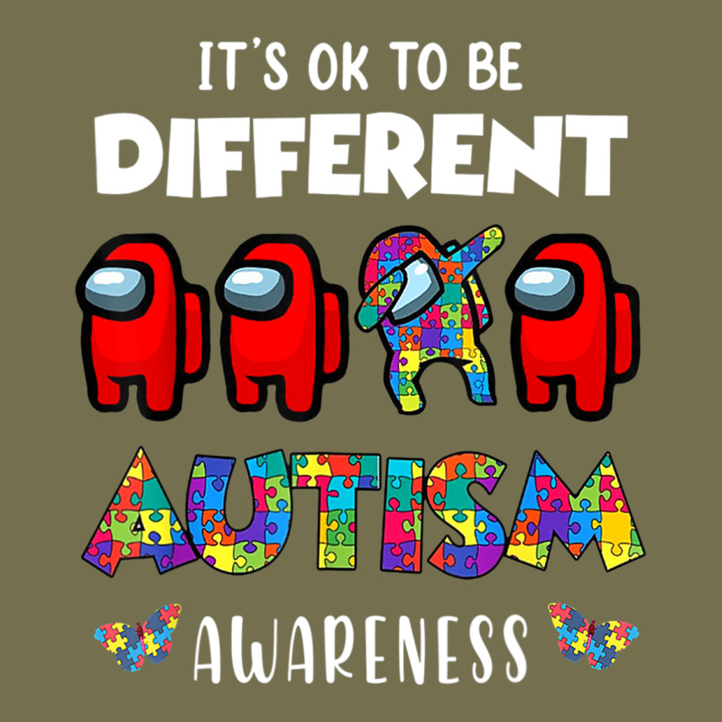 A.mong Us It's O.kay To Be Different Autism Awareness T Shirt Vintage Hoodie by artisFamous | Teevron