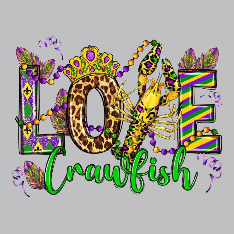 Love Crawfish Mardi Gras Olivia Classic Tee by OliviaCreatesArt | Teevron