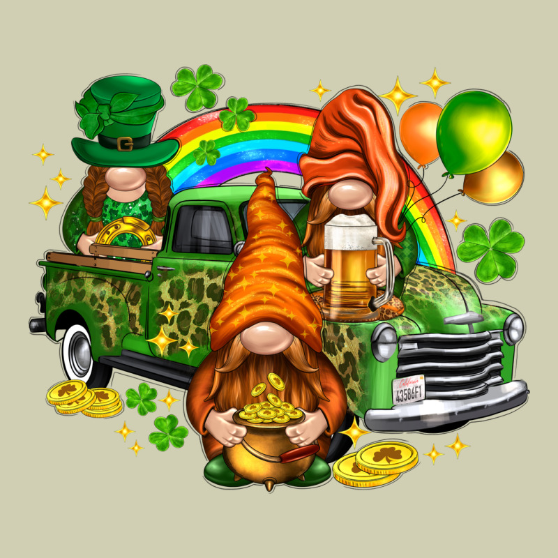 St. Patrick's Day Gnomies With Leopard Tumbler Heavy Core Tee by HowdyJamesFarm | Teevron